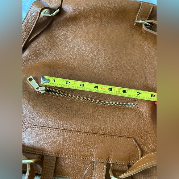 🇮🇹NWT Unica! Firenze Italy supple Leather Backpack OR Tote fits tablets easily - Picture 7 of 16